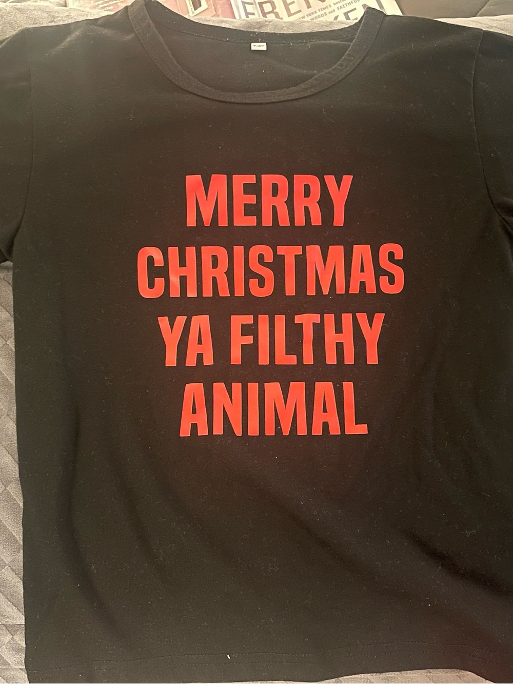 Merry Xmas filthy Animal  kids tshirt